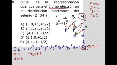 Como Calcular Los Numeros Cuanticos