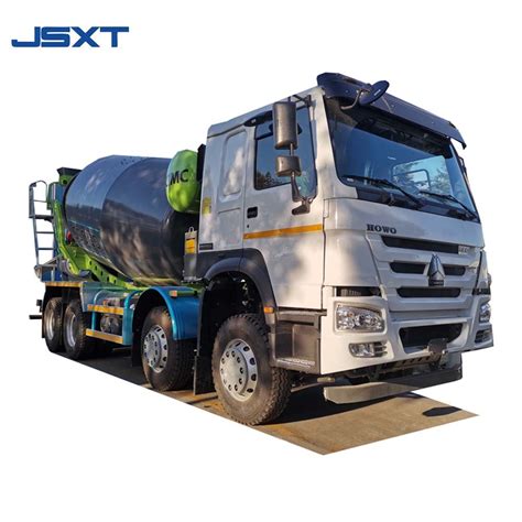 8X4 Concrete Mixer Cement Mixing Truck 12 Wheels Self Loading