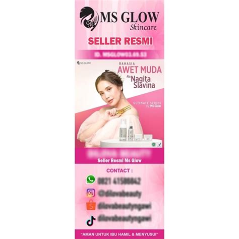 Jual Banner X Banner Spanduk Ms Glow Standing Banner Reseller Ms