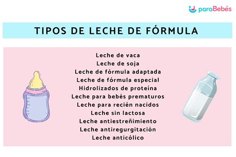 Tipos de leche de fórmula para bebés Pasion paternal