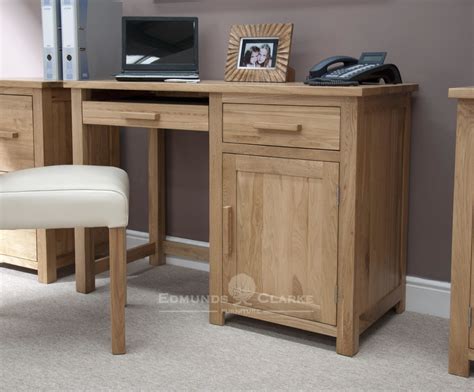 Bury Solid Oak Home Office Small Desk Edmunds Clarke Ltd