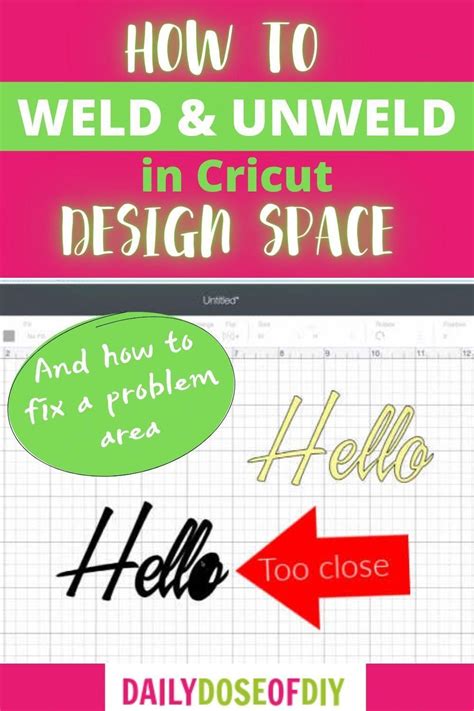 How To Weld And Unweld In Cricut Artofit