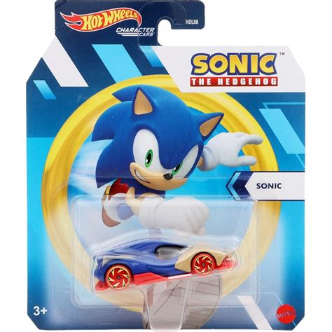 Sonic Sonic The Hedgehog Character Cars Hot Wheels
