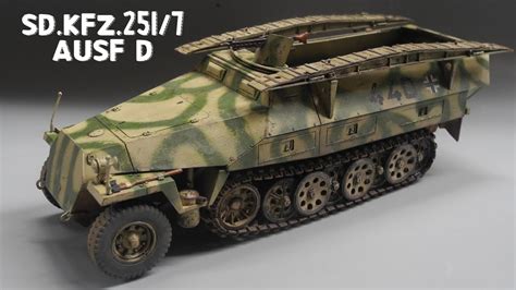 Dragon Sd Kfz 251 7 Ausf D Half Track Full Build YouTube