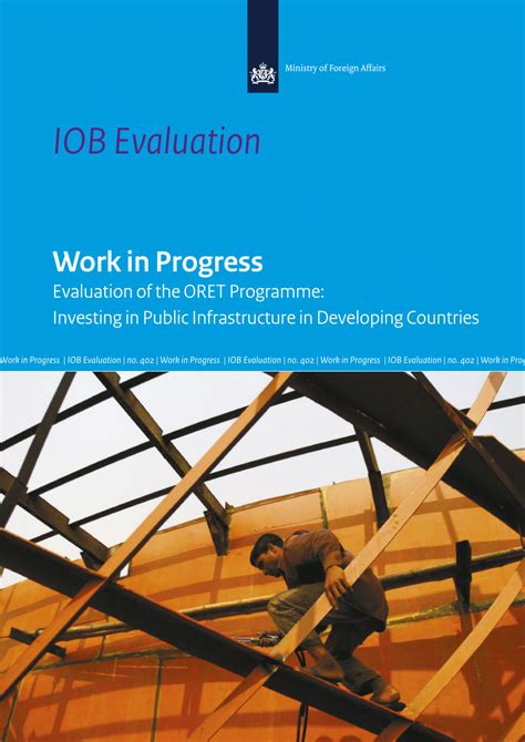 (PDF) Evaluation of the ORET Programme: Investing in Public Infrastructure in Developing Countries