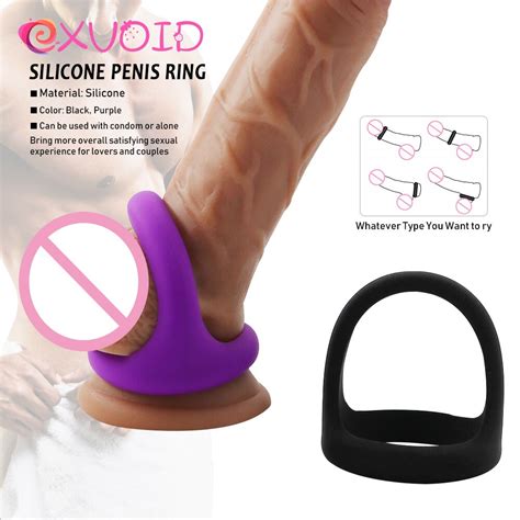 Exvoid Anillo De Silicona Para Erecci N De Pene Para Hombres Juguetes