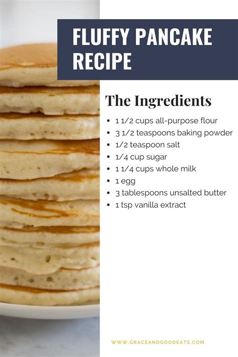 Best Ever Homemade Pancakes Recipe Grace And Good Eats