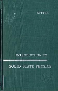 Introduction To Solid State Physics Book By Charles Kittel