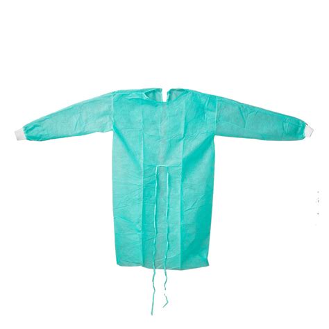 Disposable Nonwoven Isolation Gown With Elastic And Knit Cuff China