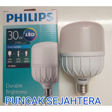 Jual Lampu Led Philips W Watt Jumbo Trueforce Indonesia Shopee