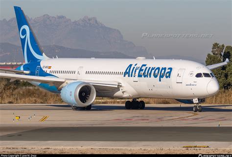 Ec Nvx Air Europa Boeing Dreamliner Photo By Jose M Deza Id