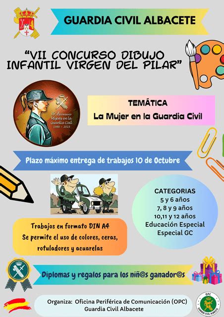 La Guardia Civil Organiza Su Tradicional Concurso De Dibujo Infantil