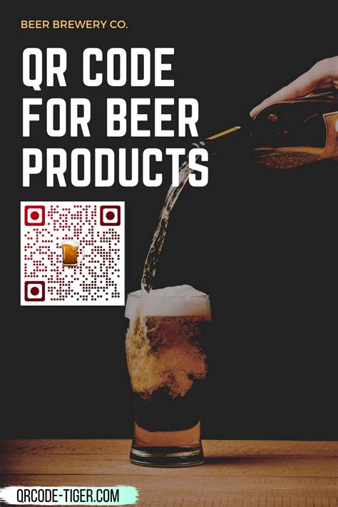 Optimize Qr Code In Your Beer Products Beer Diy And Crafts