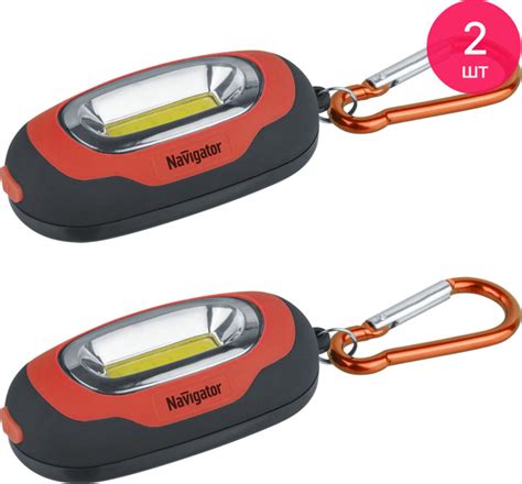Фонарик брелок карманный Navigator / Навигатор NPT-KC07-R-2CR2032 на ...