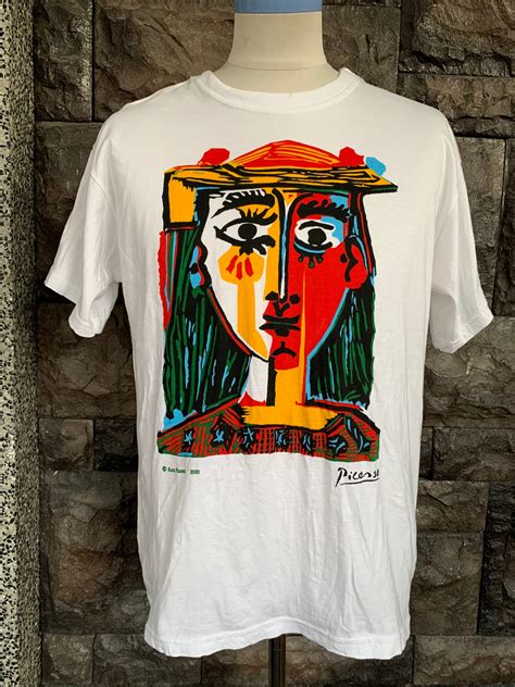 Vintage Pablo Picasso Kunstwerk T Shirt Etsy De