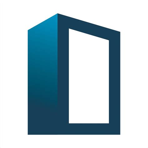 blue square building logo design 11151071 Vector Art at Vecteezy