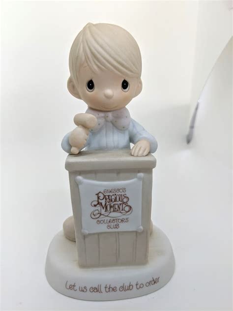 1983 Precious Moments Collectors Club Membership Figurine Etsy