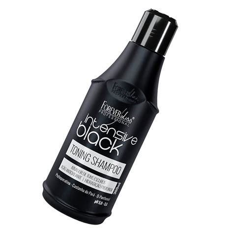 Forever Liss Shampoo Tonalizante Intensive Black 300ml Shopee Brasil