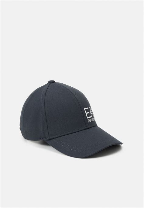 Ea7 Emporio Armani Train Core Logo Unisex Keps Iron Gatewhitegrå