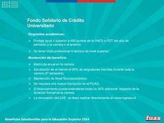 Beneficios Estudiantiles Para Educaciosupen Ppt