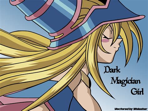 Girl Dark Magician Yu Gi Oh Character HD Wallpaper Wallpaper Flare