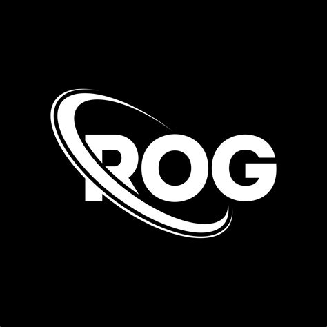 ROG logo. ROG letter. ROG letter logo design. Initials ROG logo linked ...