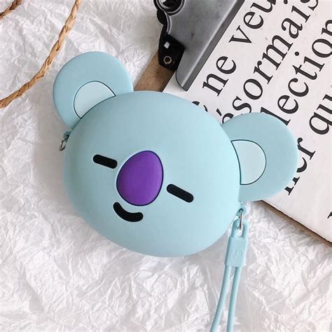 Bt X Koya Coin Purse Bts Official Merch Bts Merchandise