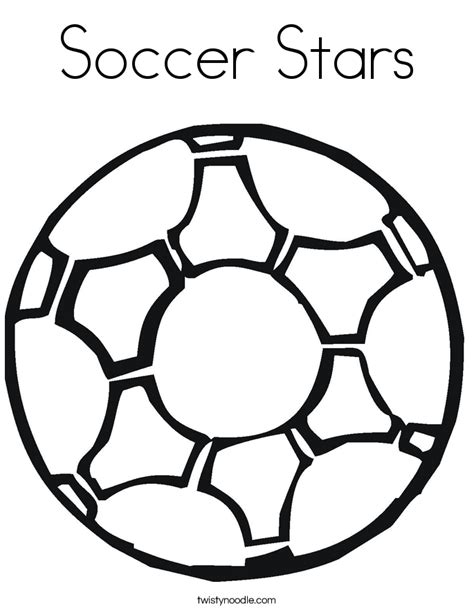 Printable Soccer Balls Coloring Home