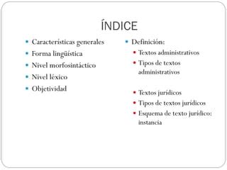 Textos jurídicos y administrativos final PPT