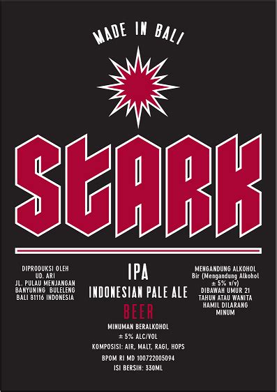 Stark Indonesian Pale Ale Pt Lovina Beach Brewery Untappd