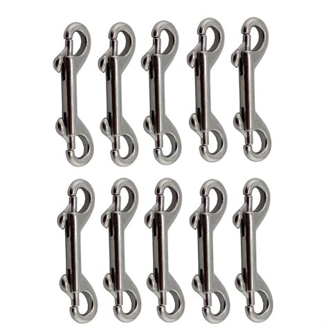 316 A O Inoxid Vel Double Ended Snap Hook Heavy Duty Para Mergulho