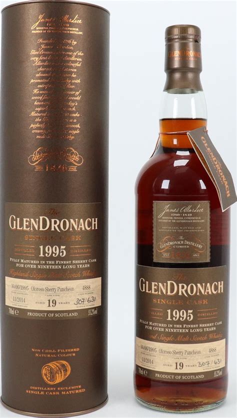 Glendronach 1995 Single Cask Oloroso Sherry Puncheon 4888 Taiwan