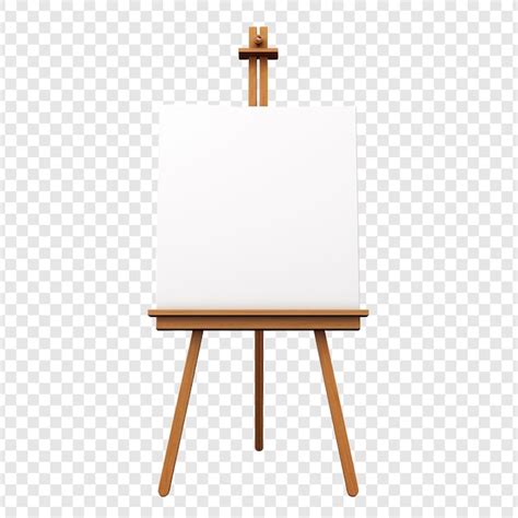 Canvas and easel photograph isolated on transparent background - Free ...