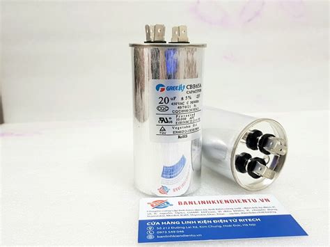 Tụ block điều hòa 20UF 450V CBB65A 1 50x100mm