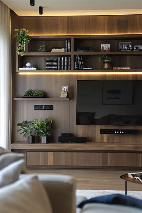 Stylish Tv Wall Decor Ideas Dailyhomesafety