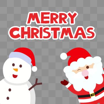 Feliz Navidad Santa Claus Y Hombre De Nieve Elemento De Vector De