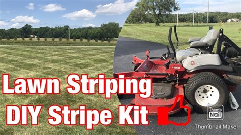 Lawn Striping Diy Stripe Kit Build Youtube