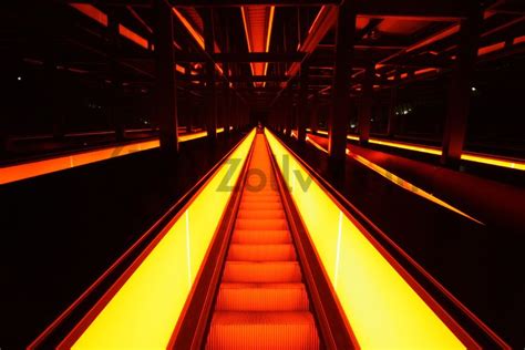 Rolltreppe an der Kohlenwäsche bei Nacht ID 1542 Zollverein