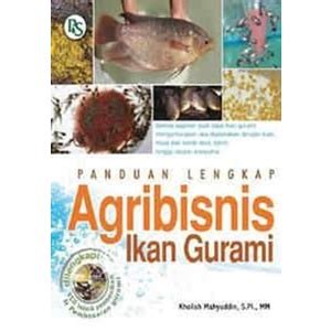 Jual Promo Buku Panduan Lengkap Agribisnis Ikan Gurami Vcd Penebar