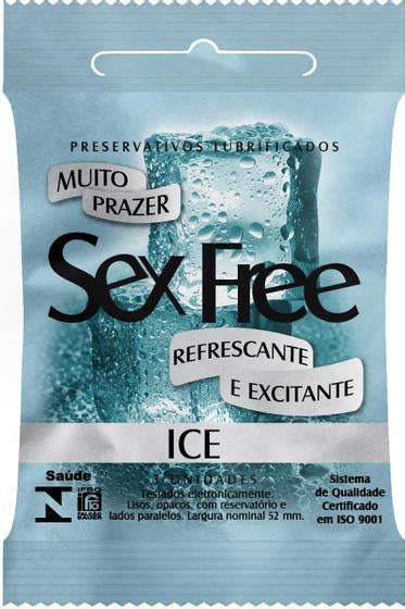 Preservativo Lubrificado Sex Free Unidades Kit C Pacotes