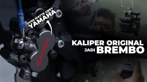 Repaint Kaliper Ala Brembo Grey Sapporo Ultimate Youtube