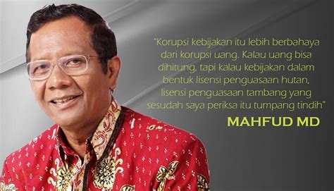 Ingat Pernyataan Mahfud Soal Korupsi Kebijakan Netizen Beri Tagar