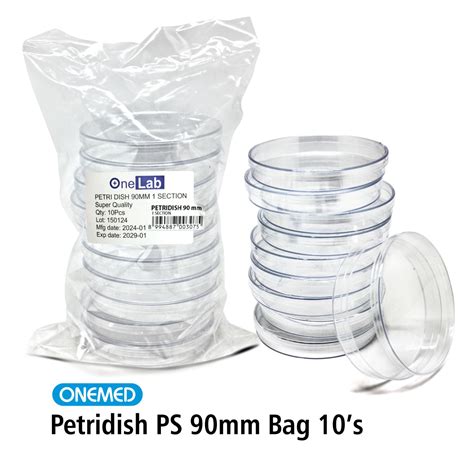 Petridish Plastik Steril Onemed 90mm Pack Isi 10 S OneMed Store