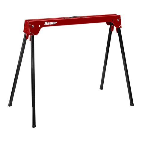 Coupons for BAUER 29 in. Steel Folding Sawhorse, 600 lb. Capacity for $19.99