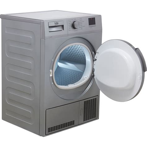 Beko Dtlce S B Rated Kg Condenser Tumble Dryer Silver