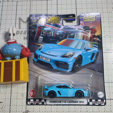 PORSCHE HOT WHEELS 風火輪保時捷 718 CAYMAN GT4 PREMIUM BOULEVARD 蝦皮購物