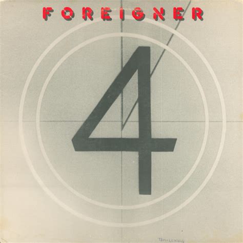 Cotes Vinyle Par Foreigner Galette Noire