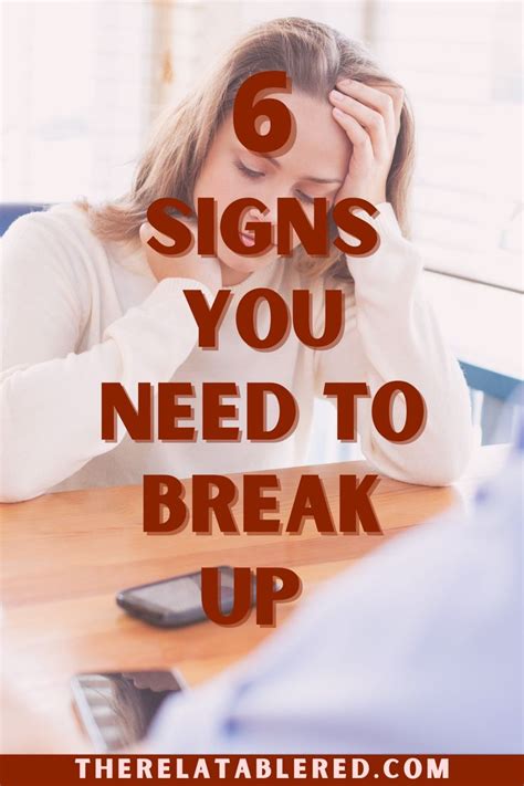 6 Signs You Need To Break Up In 2021 Breakup Relatable Signs