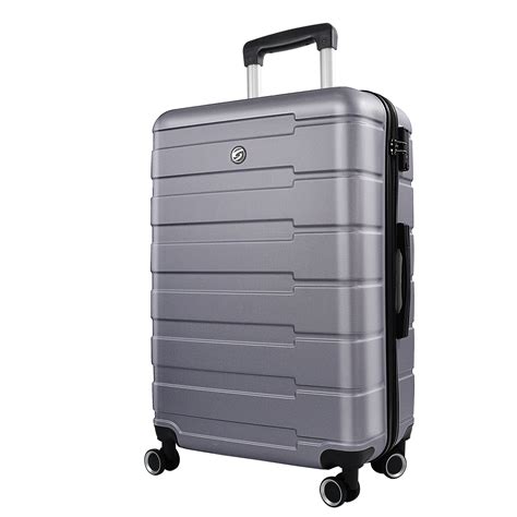 28-Inch Hard Shell Luggage with Secure Lock, Large Travel Suitcase with ...