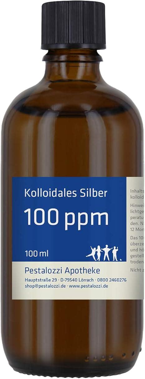 Kolloidales Silber Ppm Aus Apotheken Herstellung Nat Rliches